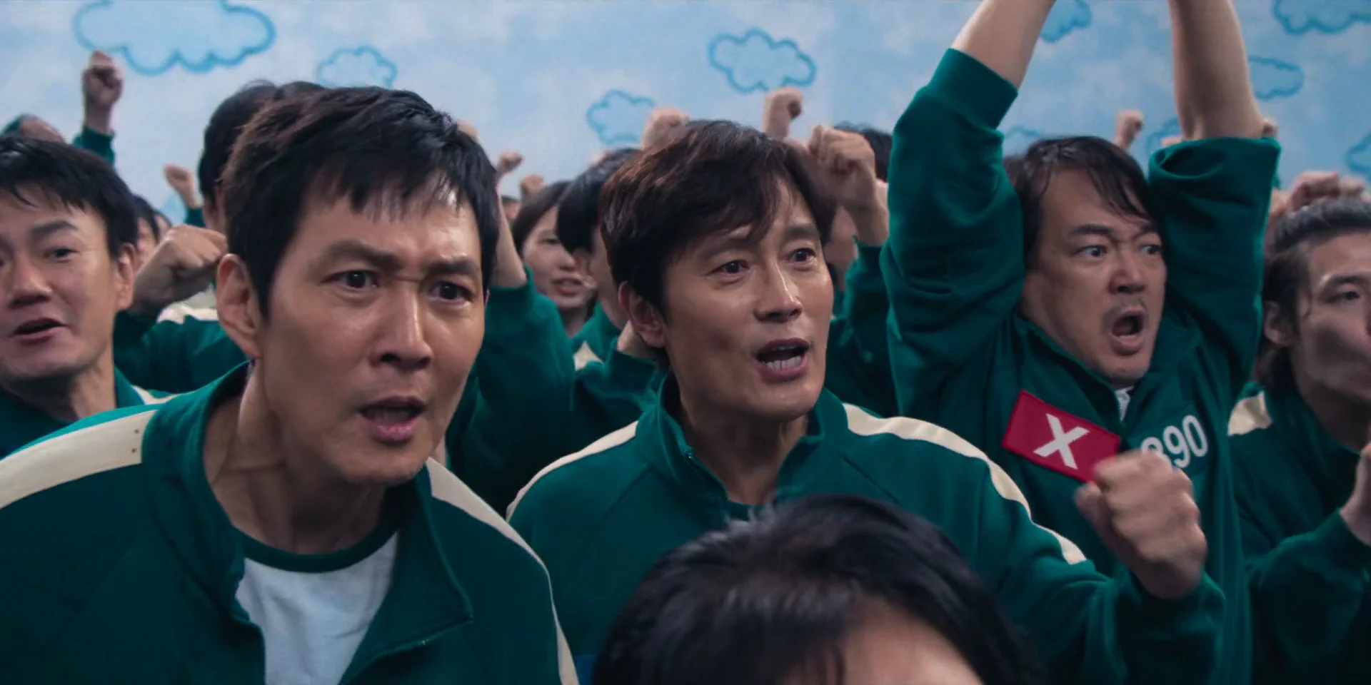 「鱿鱼游戏」亮点：「001」陪玩「456」。